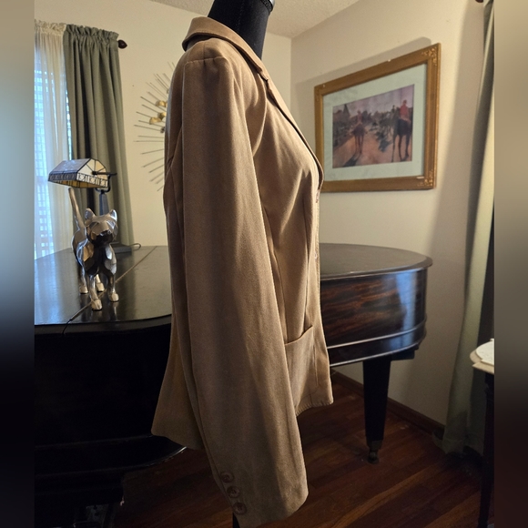 Camel colored blazer. - Picture 2 of 5
